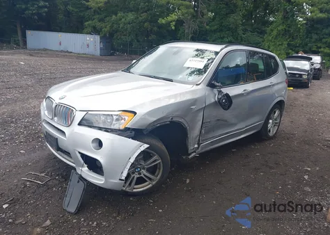 2013 BMW X3 xDrive28I z USA, uszkodzony, nr VIN 5UXWX9C5XD0D02517